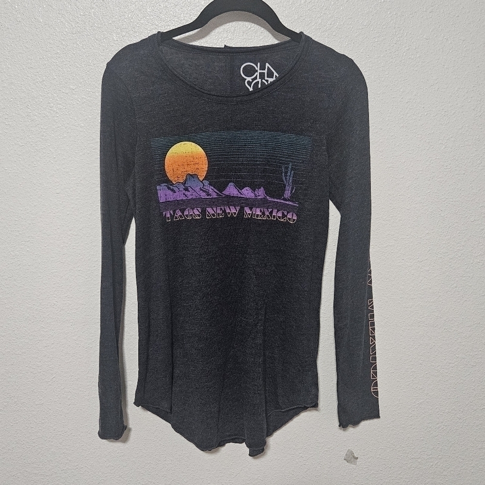 NWT Chaser graphic long sleeve top size small